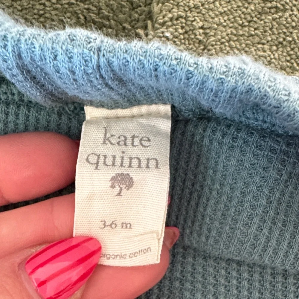 kate quinn Light Blue Knit Diaper Cover
